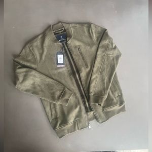 Ben Sherman suede bomber jacket small NWT